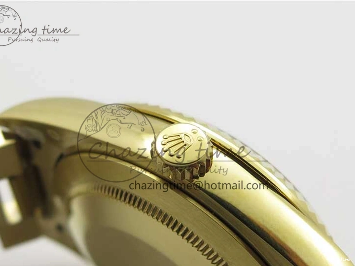 MiroTime 0220 Day-Date 40mm 228239 BP New Dial Version 904 YG Silver Roman Markers Dial on SS President Bracelet A Popular 2806